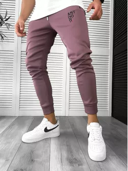 Pantaloni de trening maro 12616 Y21-3